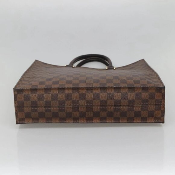 LOUIS VUITTON Damier Ebene Sac Plat Hand Bag N51140 LV Auth 136771 - Picture 7 of 16